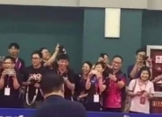爱游戏足球体育-关于“旗帜杯”开幕式，王楚钦陪领导打球主动失误送分，孙颖莎的信息