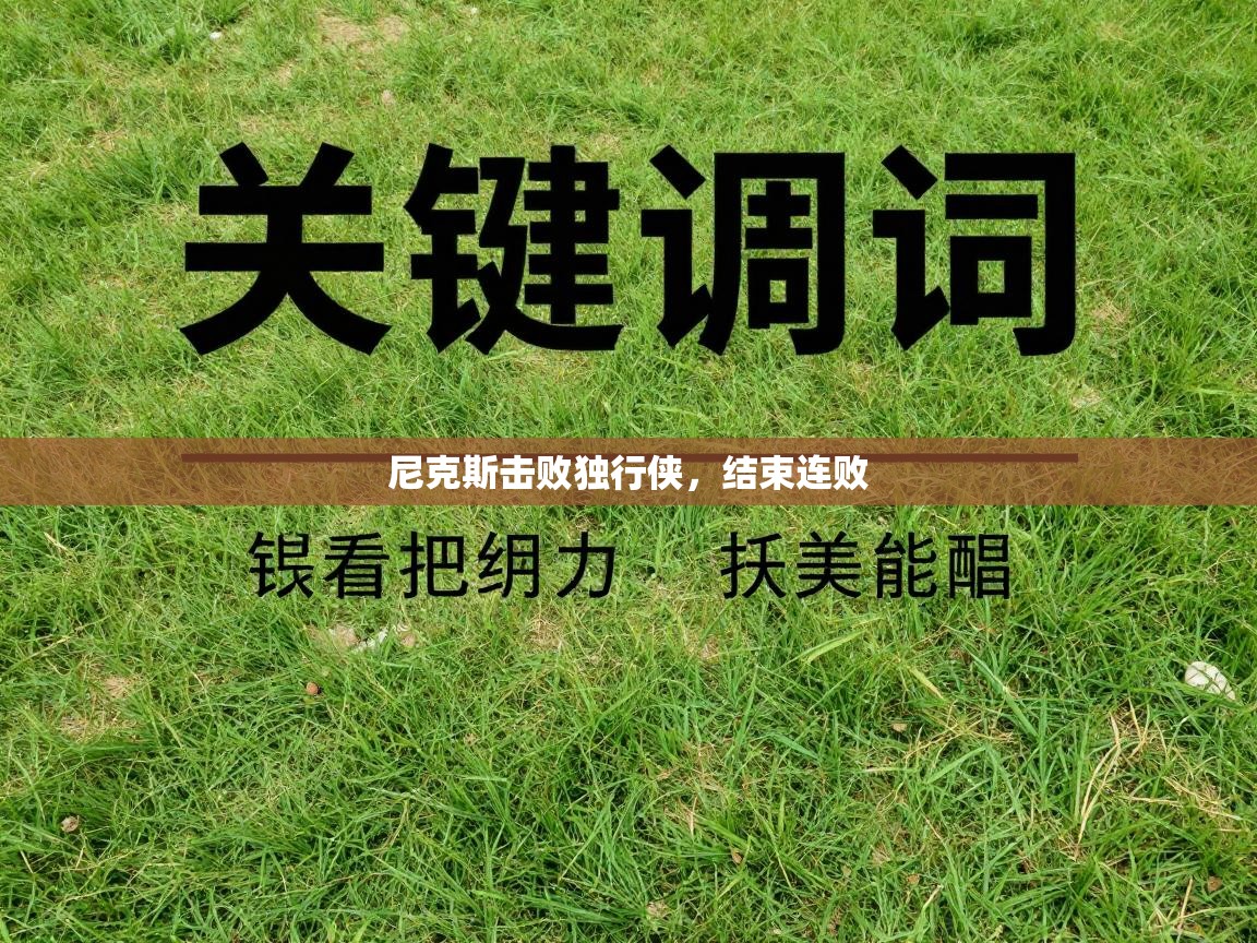 尼克斯击败独行侠，结束连败  第2张